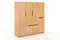 Šatníková skriňa Naturlig Larsos 4D5S (buk)