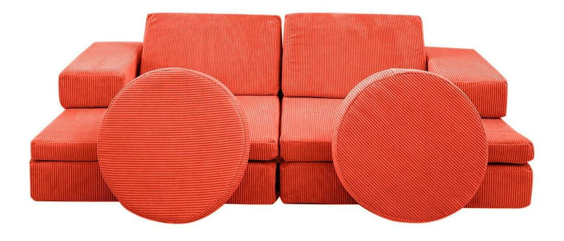 Kétszemélyes kanapé Puella (narancssárga)