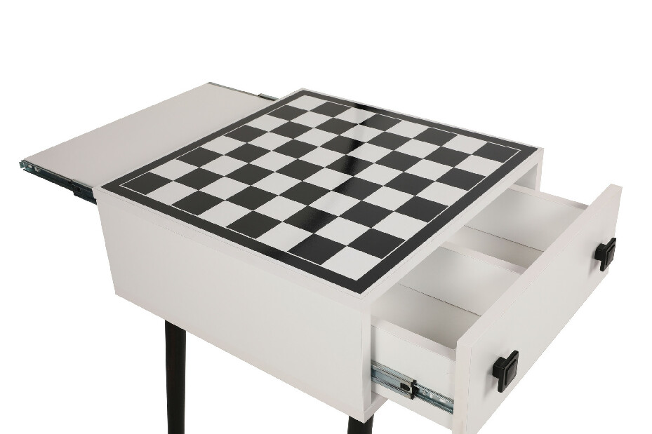 Šahovski stol Chess (bijela + crna)