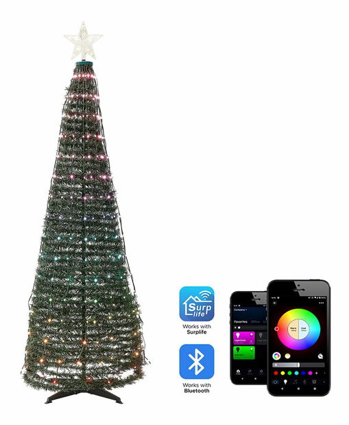 Karácsonyfa 188 cm Sadachbia (zöld) (világítással)