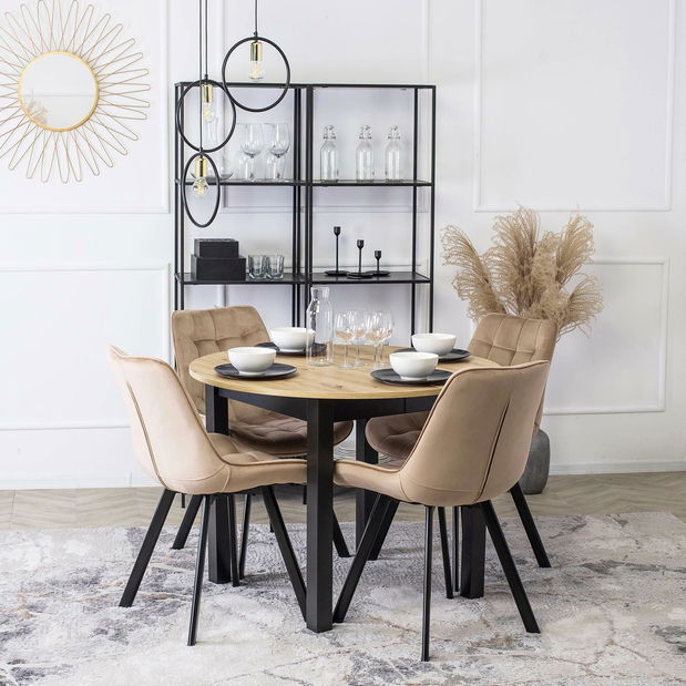 Jedálenská stolička Roprodocun (béžová) 