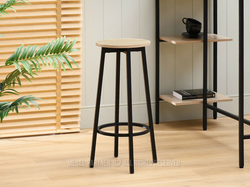 Barska stolica Boredom (crna)