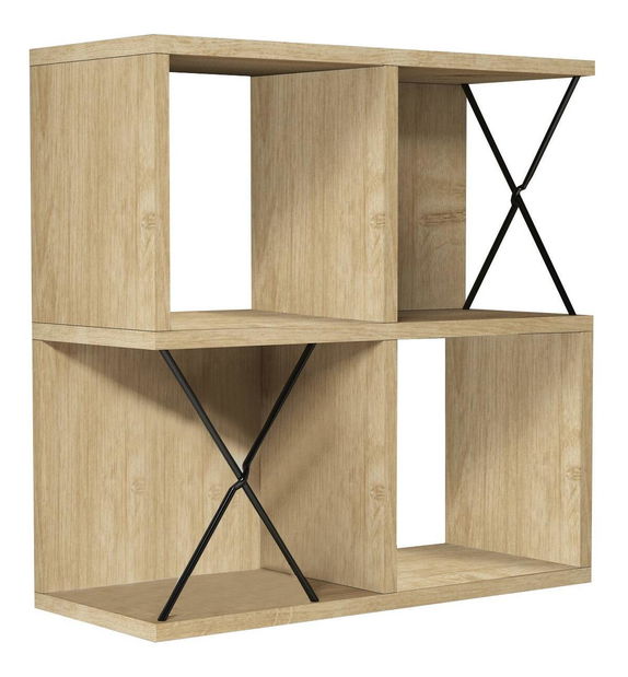 Poliță Likime 2 (stejar + negru)