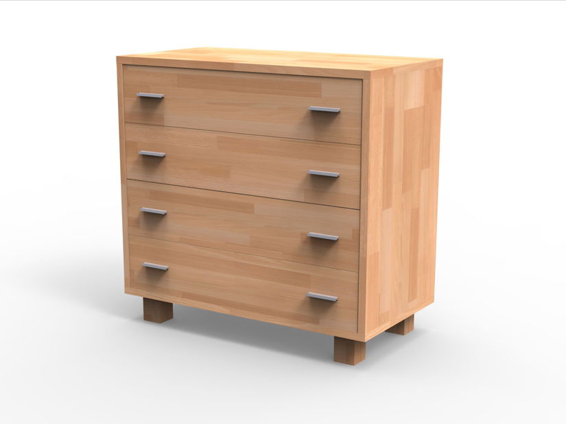 Komód tömörfából Katerine 4 Z