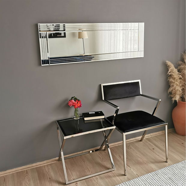 Oglindă Silvery I (argintiu)