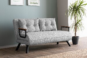 Kanapé futon Samara (szürke)