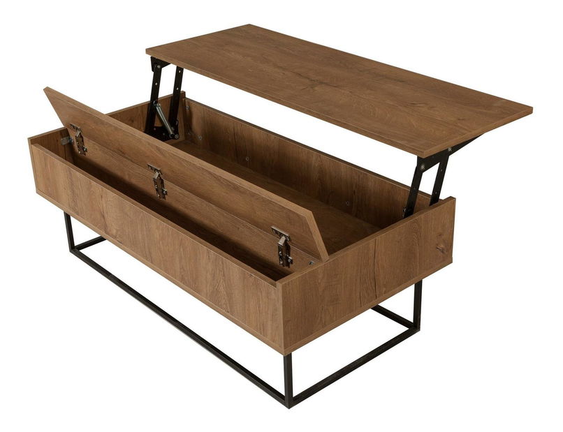 Set mobilier living Laxi 26 (nuc + negru)