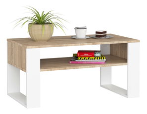 Stolić za kavu Distingue (hrast sonoma + bijela)