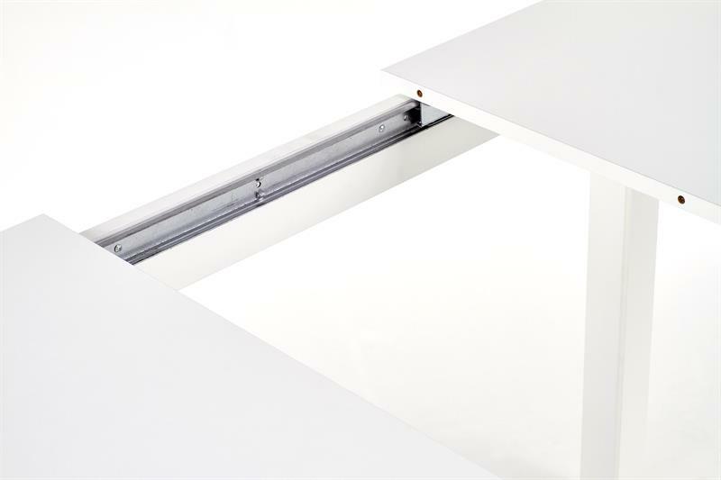 Széthúzható étkezőasztal 118-158 cm Mauric (fehér) (4 és 6 fő részére)