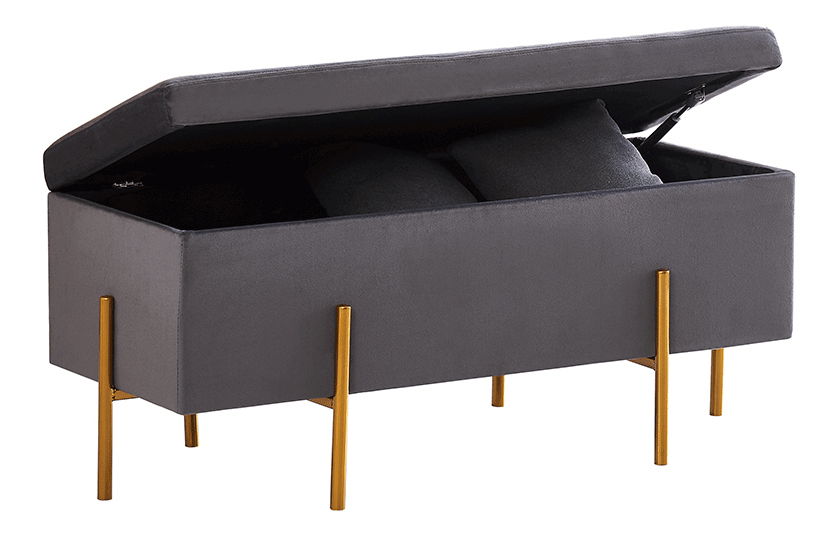 Taburete Felicia (gri + auriu)