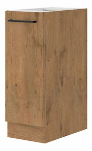 Dolná skrinka na koš Virion 30 D 3 CARGO BB (dub lancelot + lesk biely)