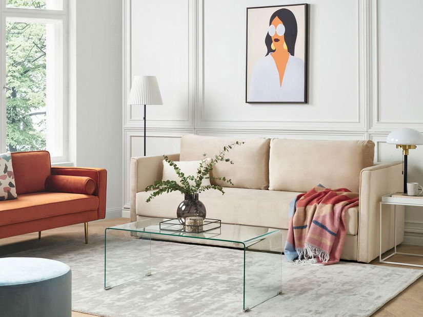 Canapea trei locuri Esme (bej)