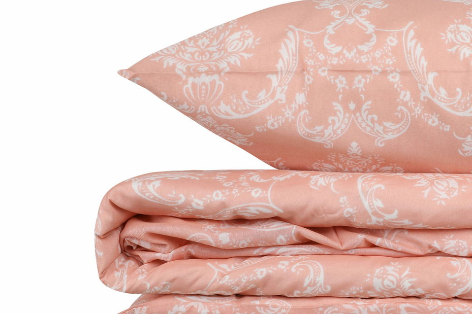 Posteľná bielizeň 240 x 220 cm Pjur (prášková + biela) *výpredaj