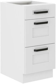 Gornji kuhinjski ormarić Lucid 40 D 3s BB (korpus: bijela + front: mdf bijela)