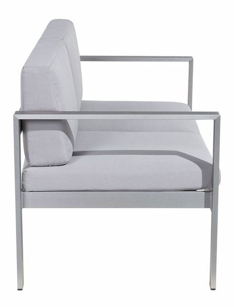 Pohovka dvojsedačka Saleri (svetlosivá)