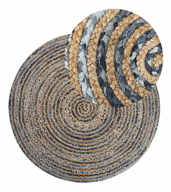 Koberec 140 cm Lublin (modrá)