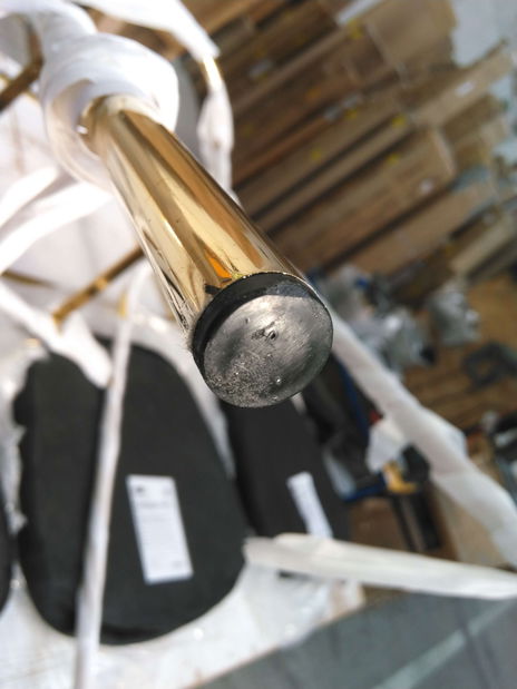 Bárszék Dasmona 2 (fekete + arany + króm) *bazár