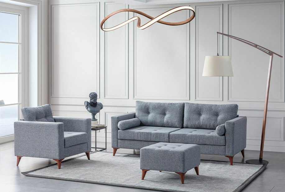 Kreslo Kraty (sivá)