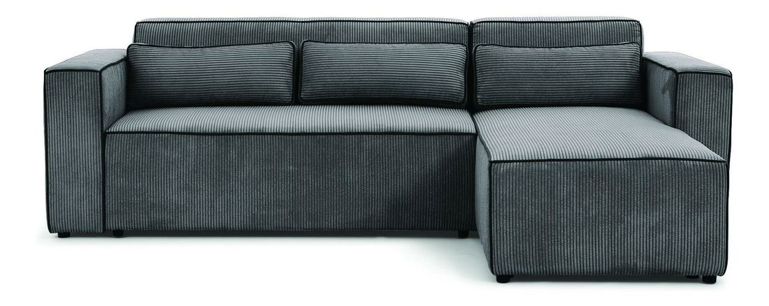 Colțar Castello (gri închis) (D)