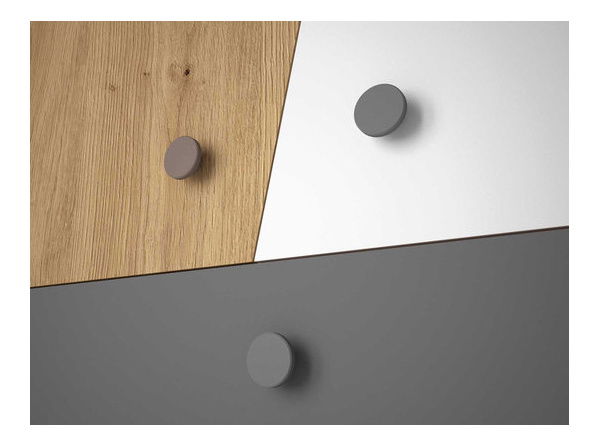 Mobilier cameră studenți Seraphina IV (stejar artisan + alb + gri)