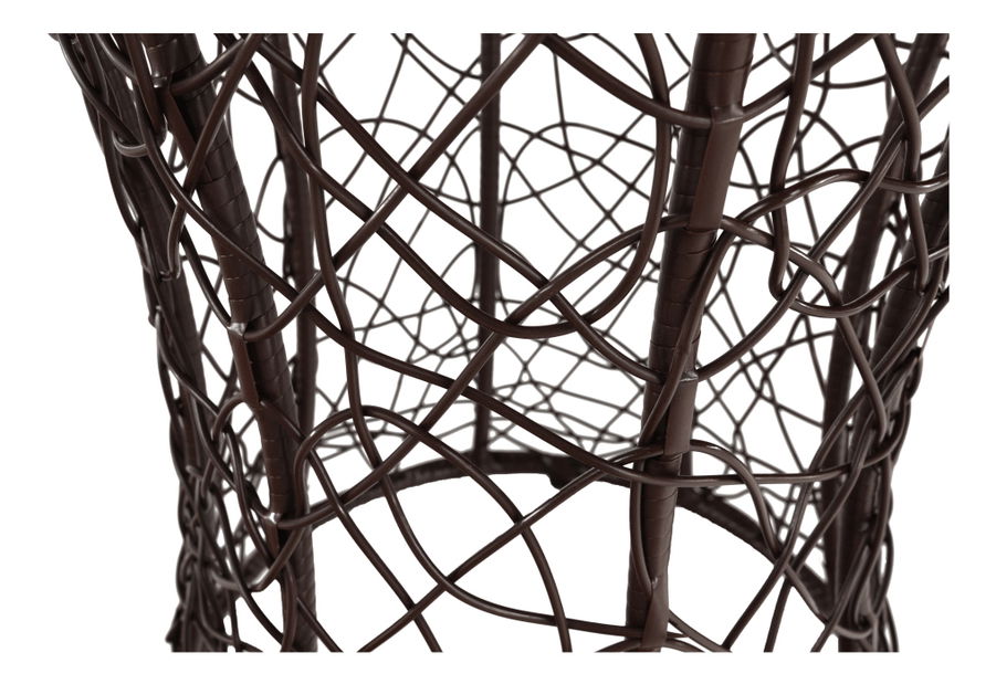 Príručný stolík Silmi (hnedá)