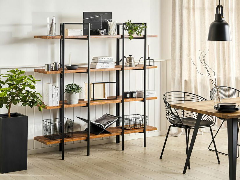 Regál Cosme (tmavohnedá)