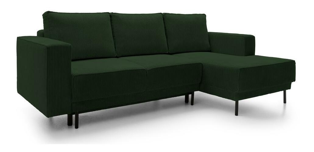 Colțar Rodriguez mini (D) (verde închis + negru)