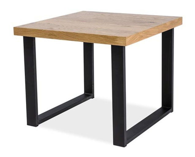 Stolić za kavu Una (hrast + crna)