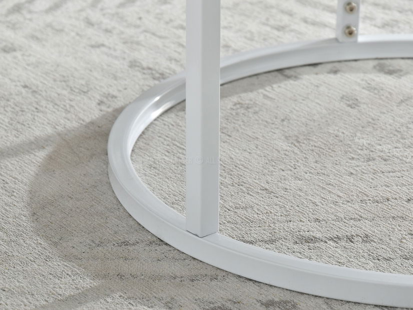 Măsuță de cafea Kolja Stolik S (bej + alb)