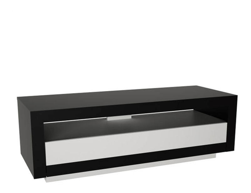 Masă TV/Dulap Ambleside (negru + alb)