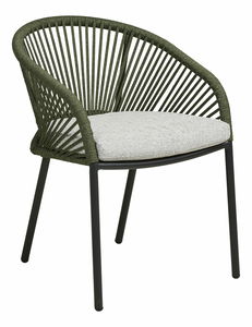 Záhradná stolička Neavetaora 1 (sivá + zelená)