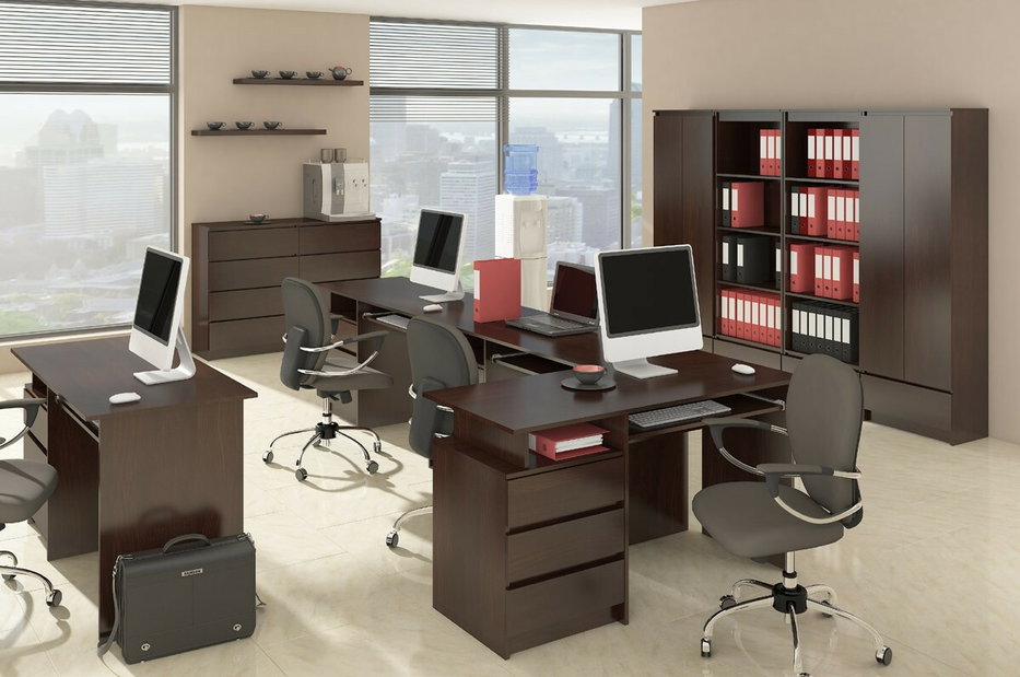 Comodă cu sertare Kuwait 3D 3D (wenge)