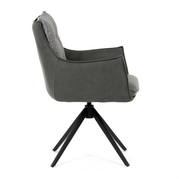 Jedálenská stolička Dumling (sivá)