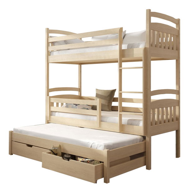 Emeletes gyerekágy 90 cm Annita (fenyő)