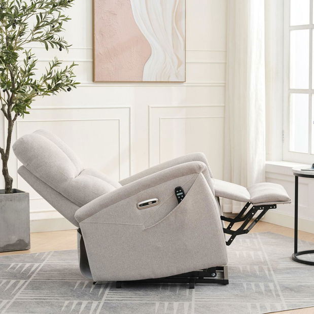 Pozícionáló fotel Tesalureza (krém)