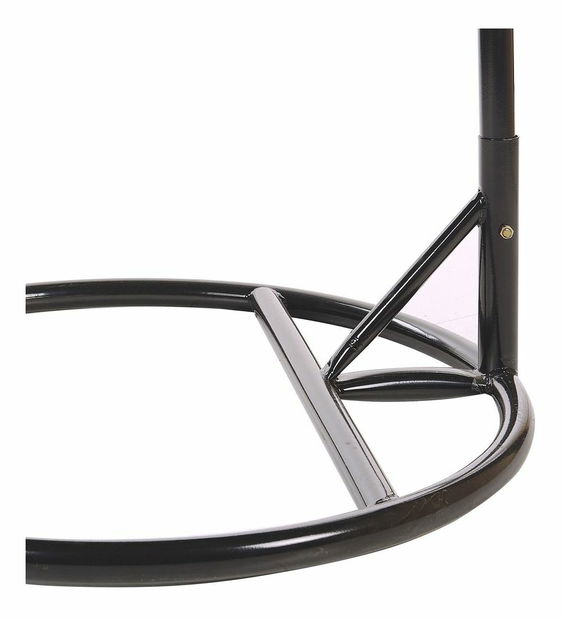 Viseća fotelja sa stalkom CALSO (poliratan) (bež)