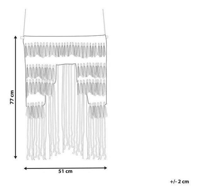 Decor de perete Nadza (albastru)