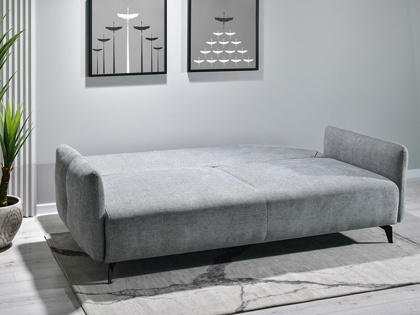 Pohovka dvojsedačka Lasciare (sivá + čierna)