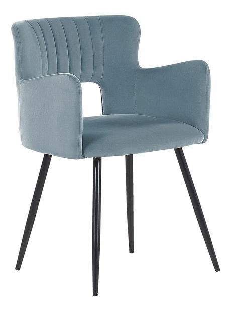 Set 2 ks jedálenských stoličiek Shelba (svetlomodrá) 