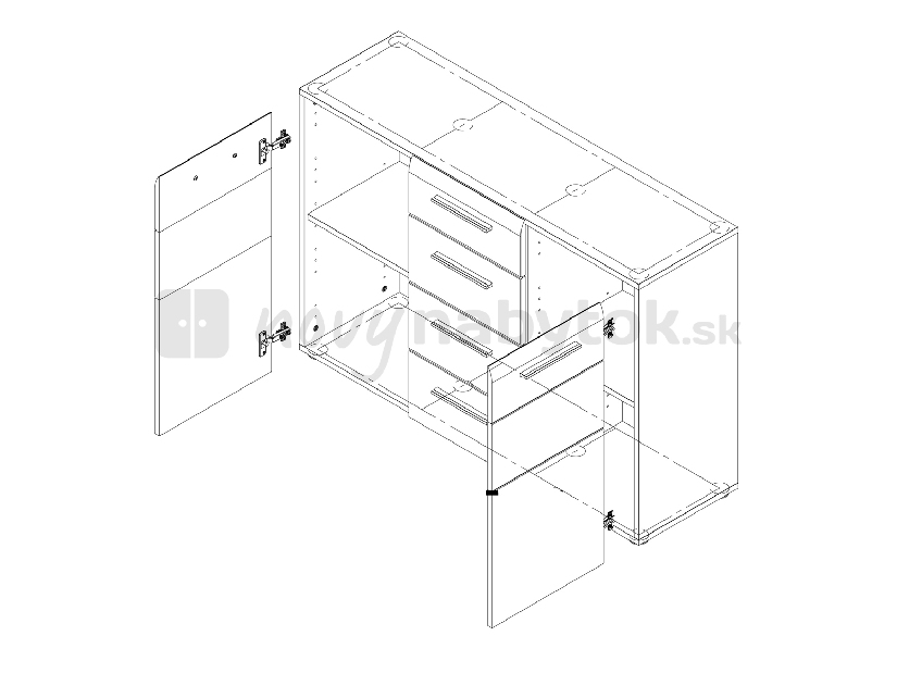 Komoda Kombino 14 CMBK14