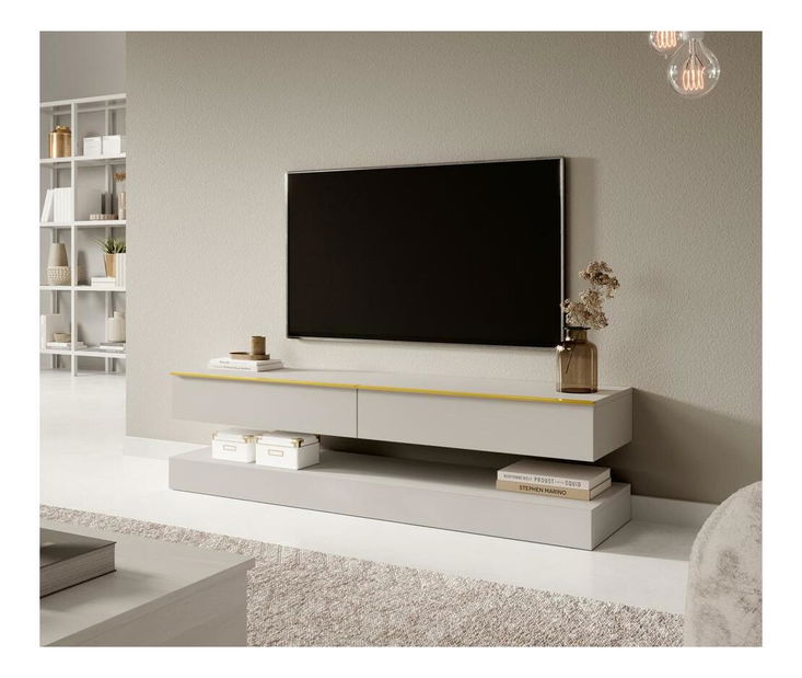 Tv szekrény/asztal Hilde (szürkés bézs)