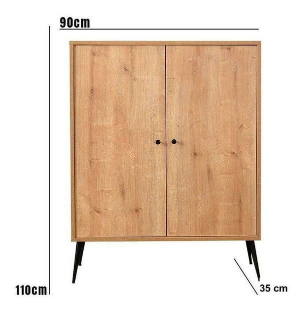 Skrinka Lost (dub + čierna)