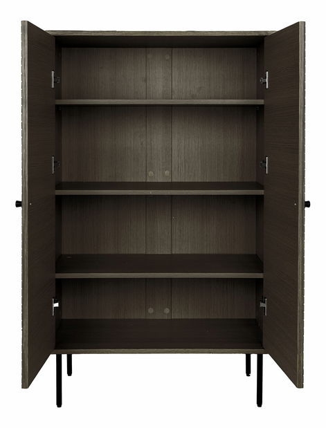 Skrinka Ksitina 3 (tmavohnedá)