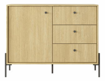 Comodă Scandia D3S (Stejar scandi + jedlička scandi)