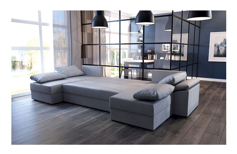 U-alakú sarok kanapé Ausis U