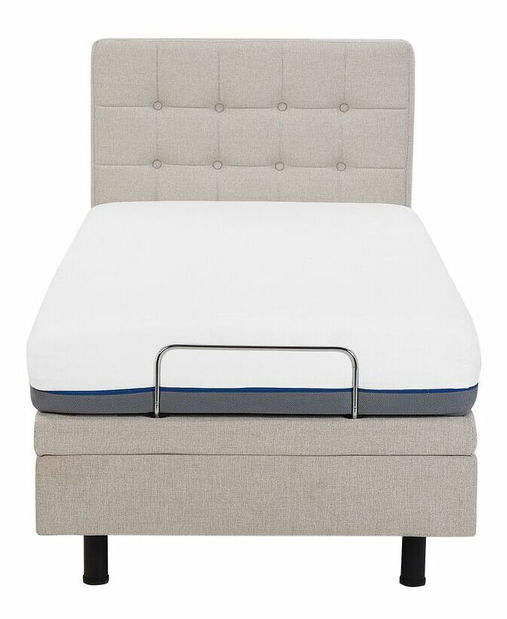 Pat de o persoană 90 cm DUCHE (bej)