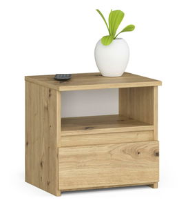 Noćni stolić Crispian (hrast artisan)