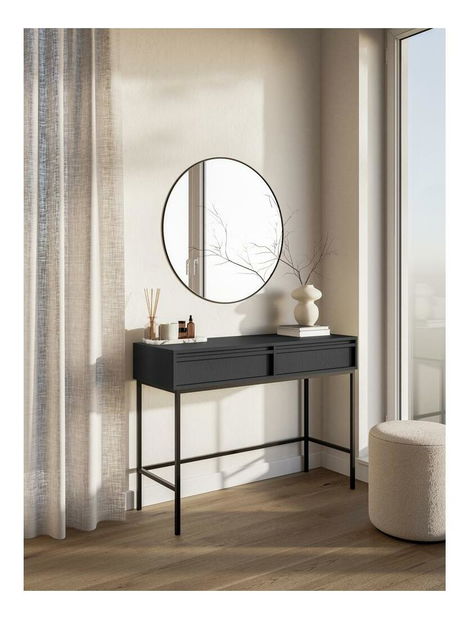 Toaletný stolík Evane E8 (čierna)