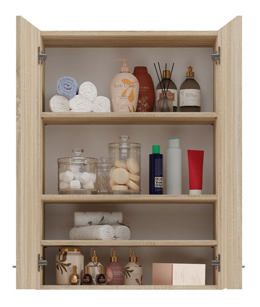 Zidni kupaonski ormarić Perdieron 2 (hrast sonoma)