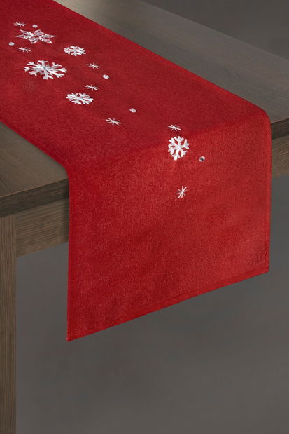 Obrus 33X140 cm Rene3 (červená) (1 ks)